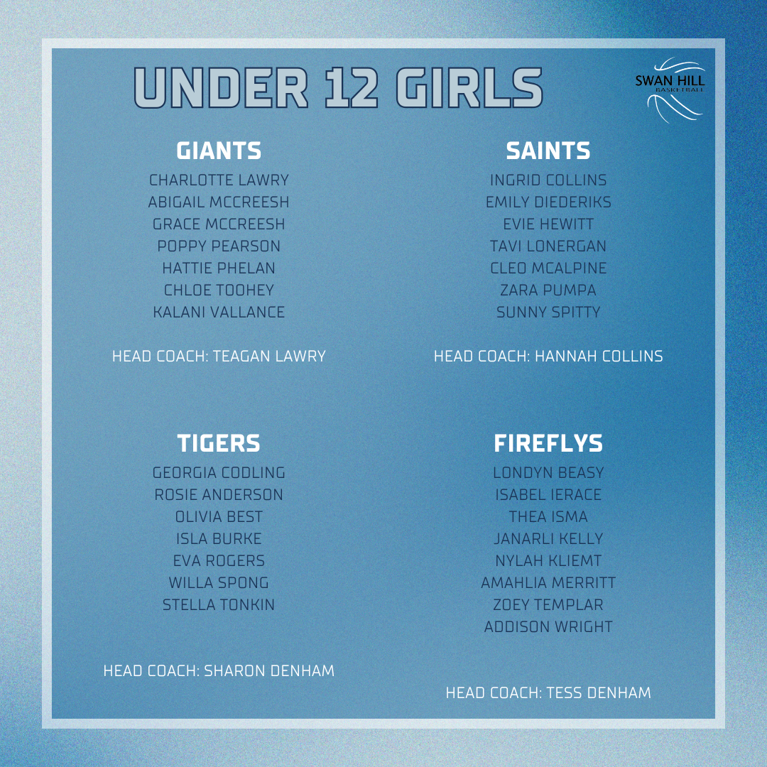 under 12 girls